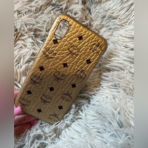 MCM Black & Gold iPhone X Max Case